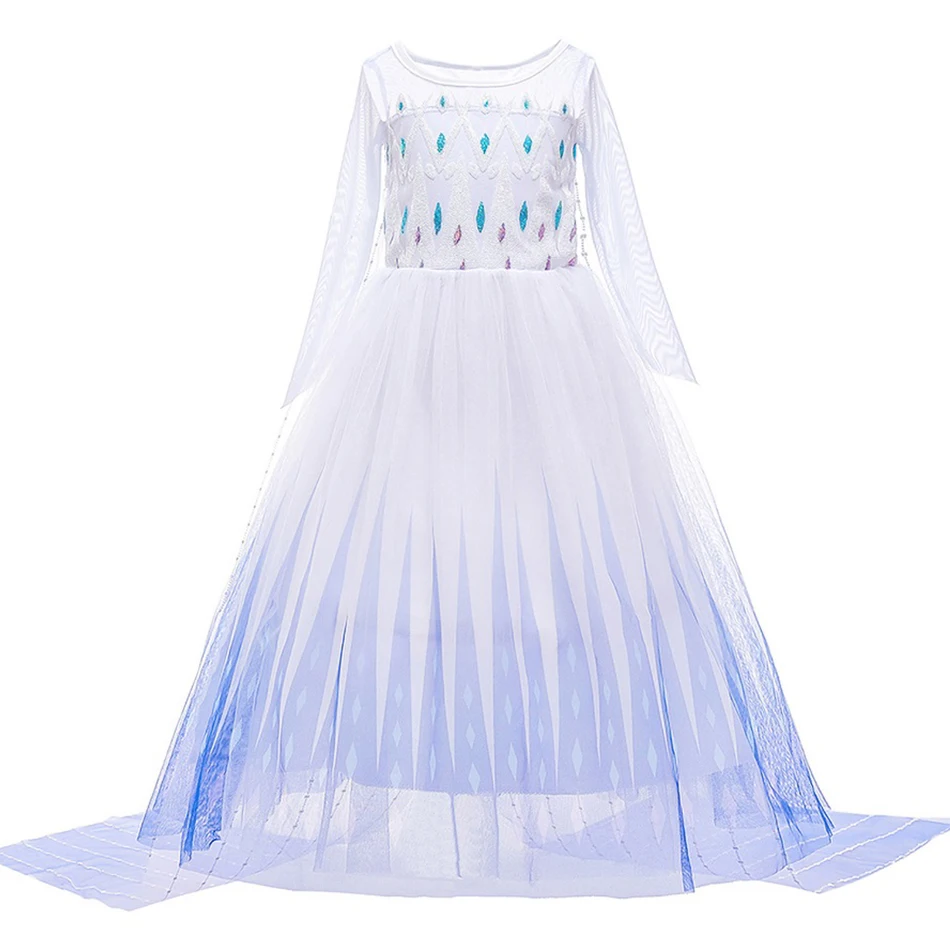 Vestido de princesa para niña con capa de fantasía - imagen 3