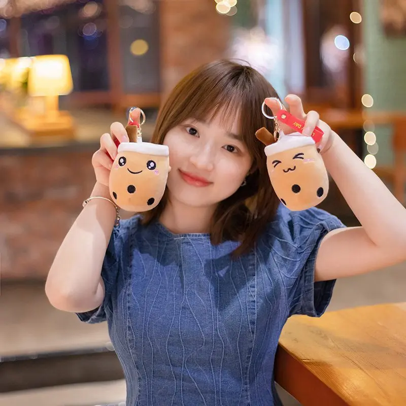 Llavero de peluche en taza de té – Accesorio infantil kawaii - imagen 5