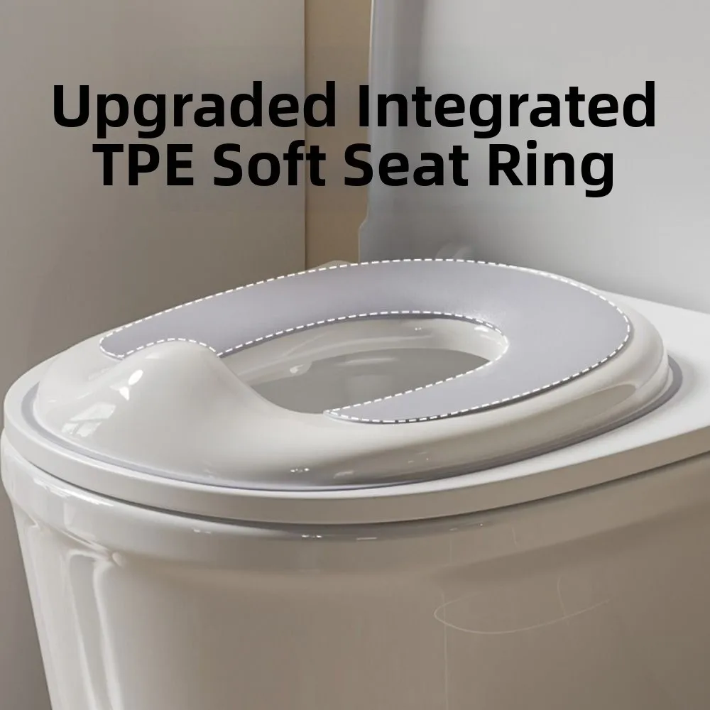 Asiento de inodoro infantil antisalpicaduras antideslizante portátil - imagen 2