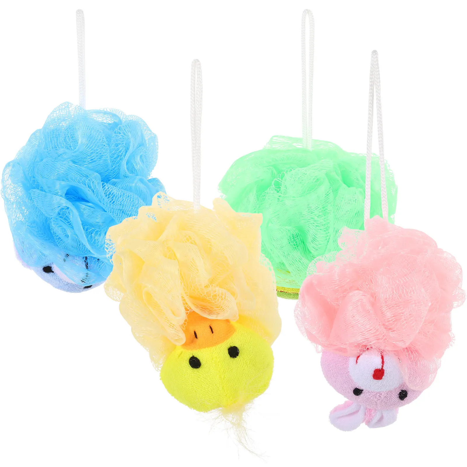 Toallitas exfoliantes para baño infantil con forma de animales - imagen 5