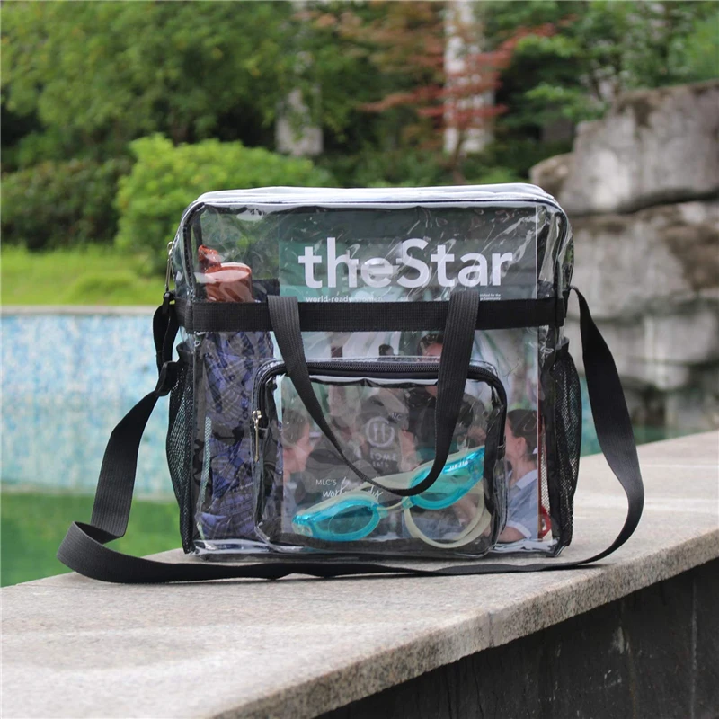 Bolso bandolera transparente PVC para mujer – Gran capacidad portá til - imagen 4