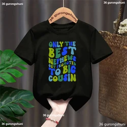 Camiseta de anuncio de embarazo con letras estampadas infantiles