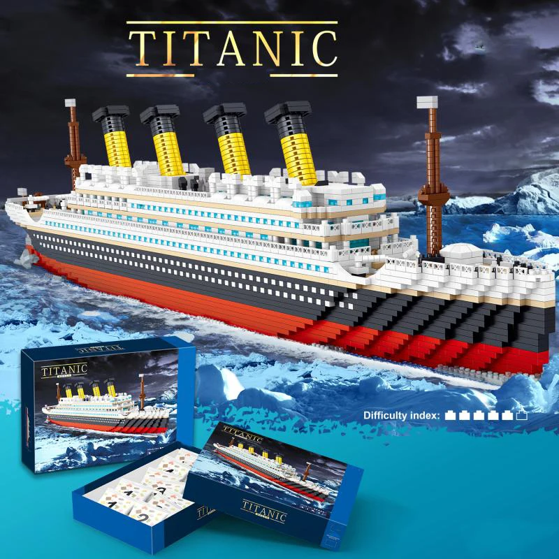 Bloques de construcción del Titanic: mini barco para montar - imagen 4
