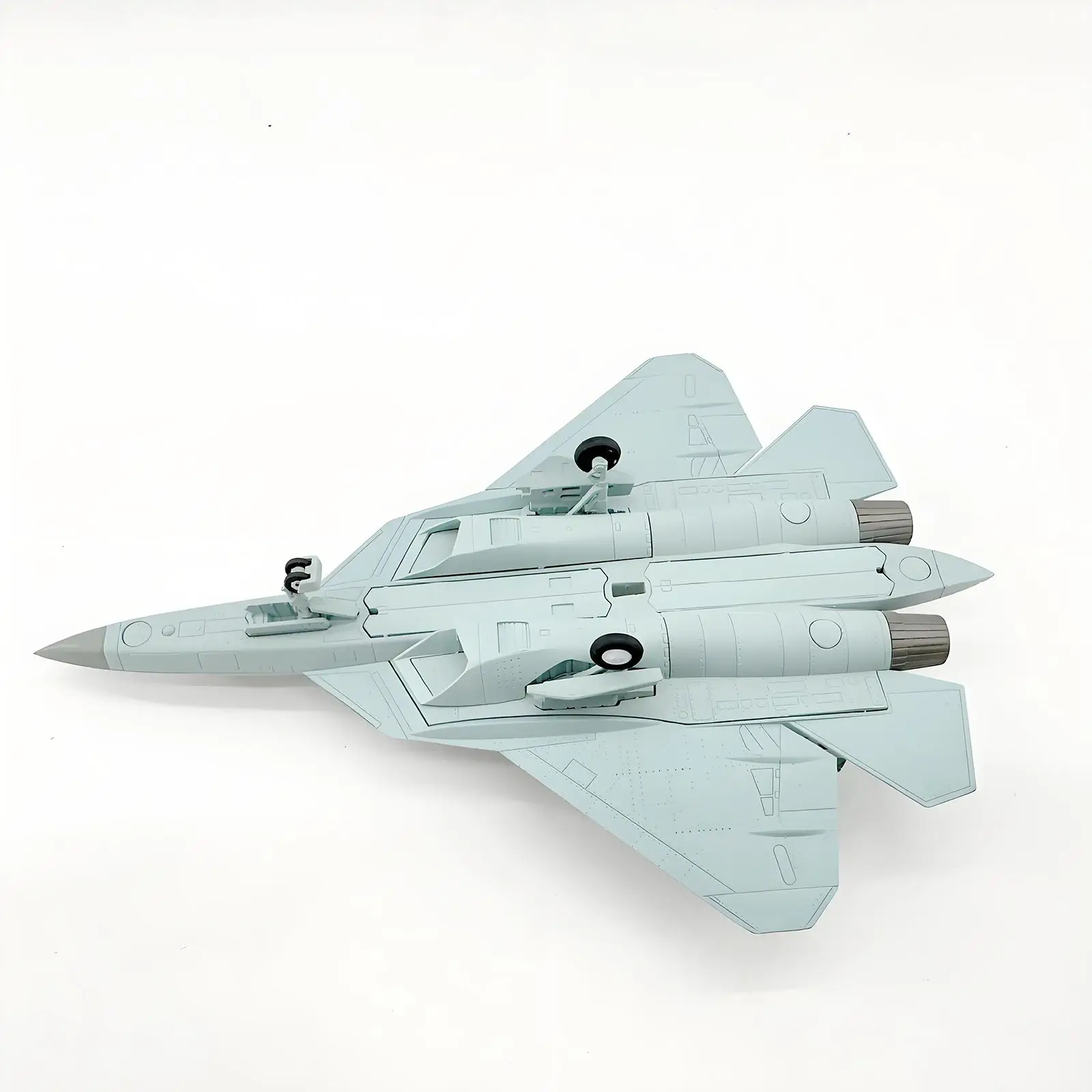 Avión de combate de aleación fundida a presión con soporte exhibición - imagen 5
