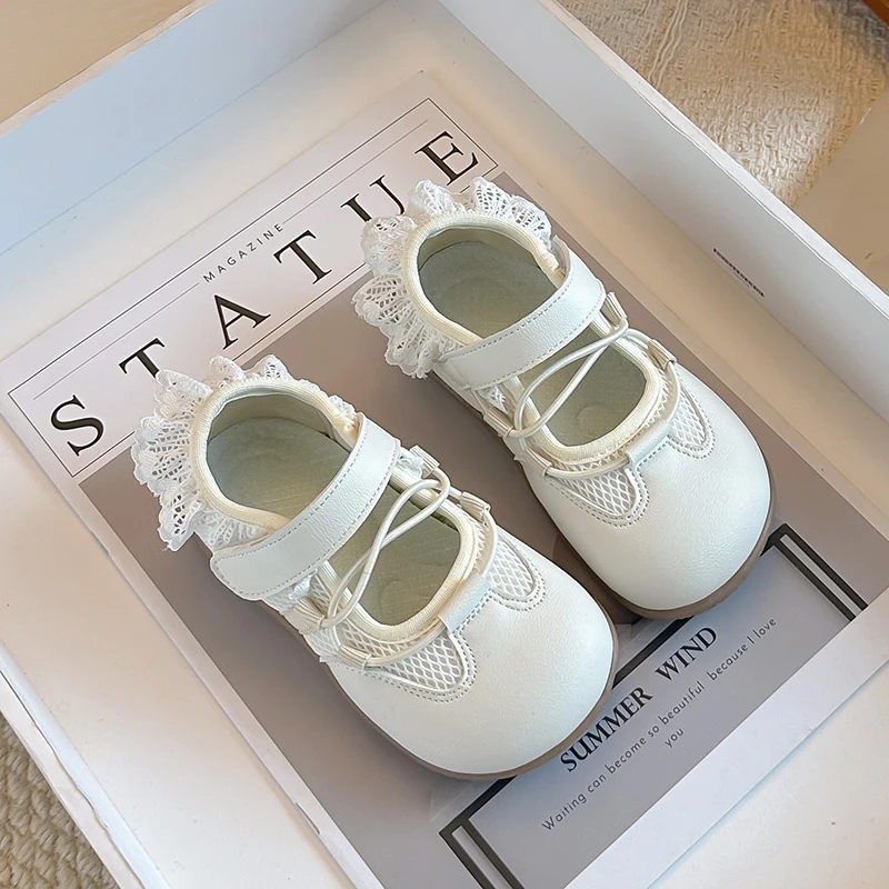 Zapatillas deportivas antideslizantes de malla transpirable para niña - imagen 4