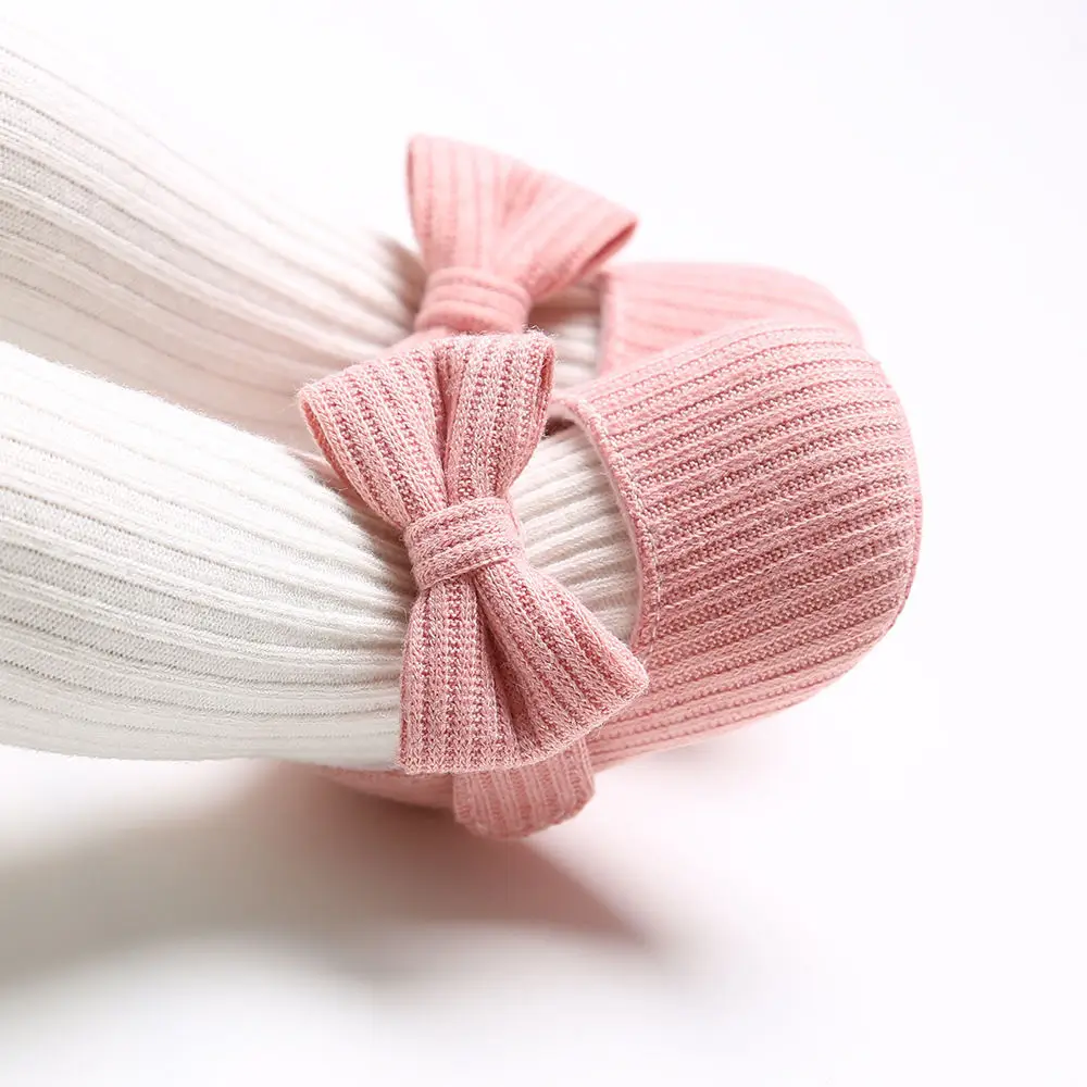 Primeros caminantes antideslizantes de suela suave retro para niña - imagen 3