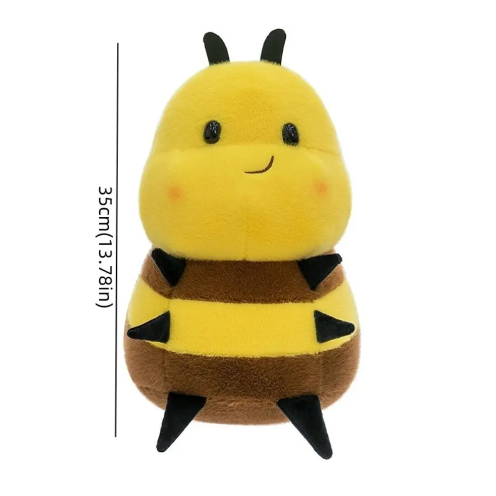 Peluche de abeja esponjoso con alas, pequeño juguete infantil - imagen 3