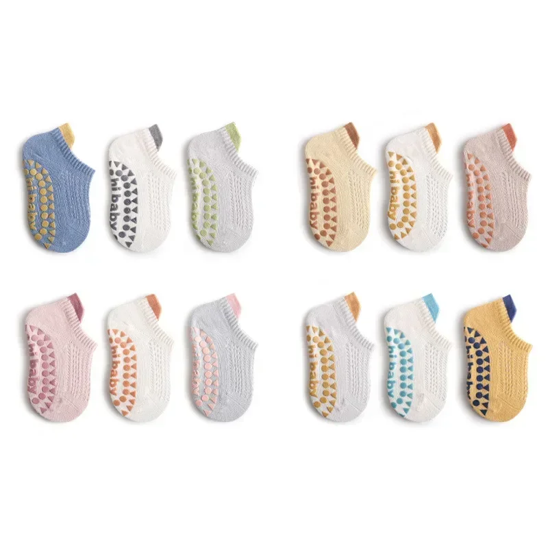 Calcetines antideslizantes de malla para bebés y niños pequeños - imagen 4