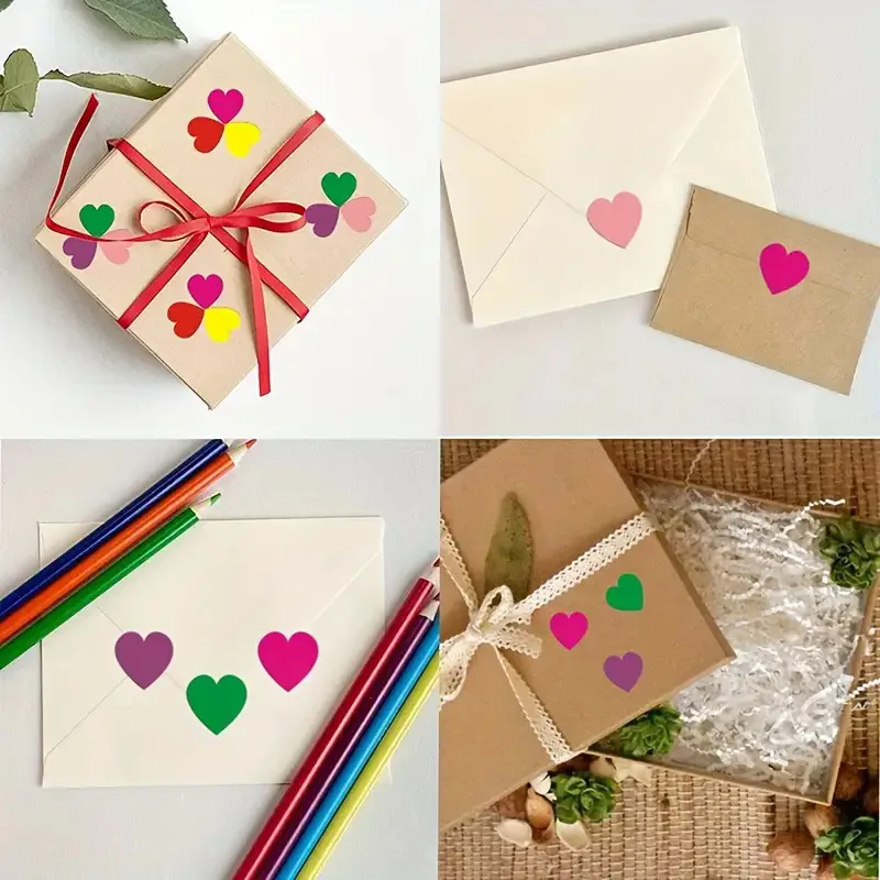 Pegatinas de puntos con corazón para niños - imagen 2