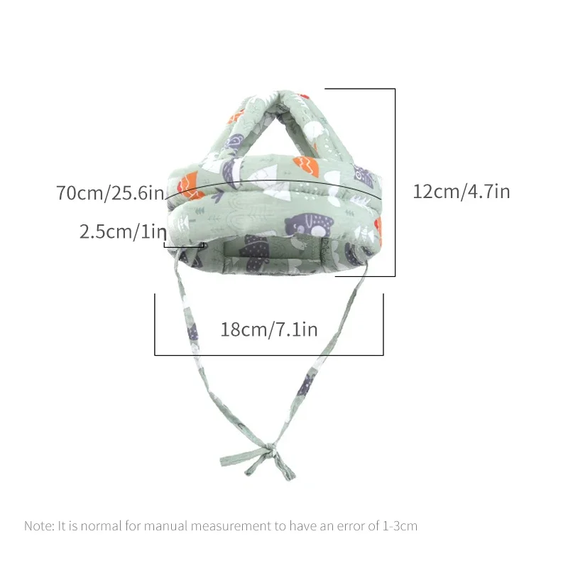 Gorro protector acolchado para bebé – Ajuste seguro y suave - imagen 4