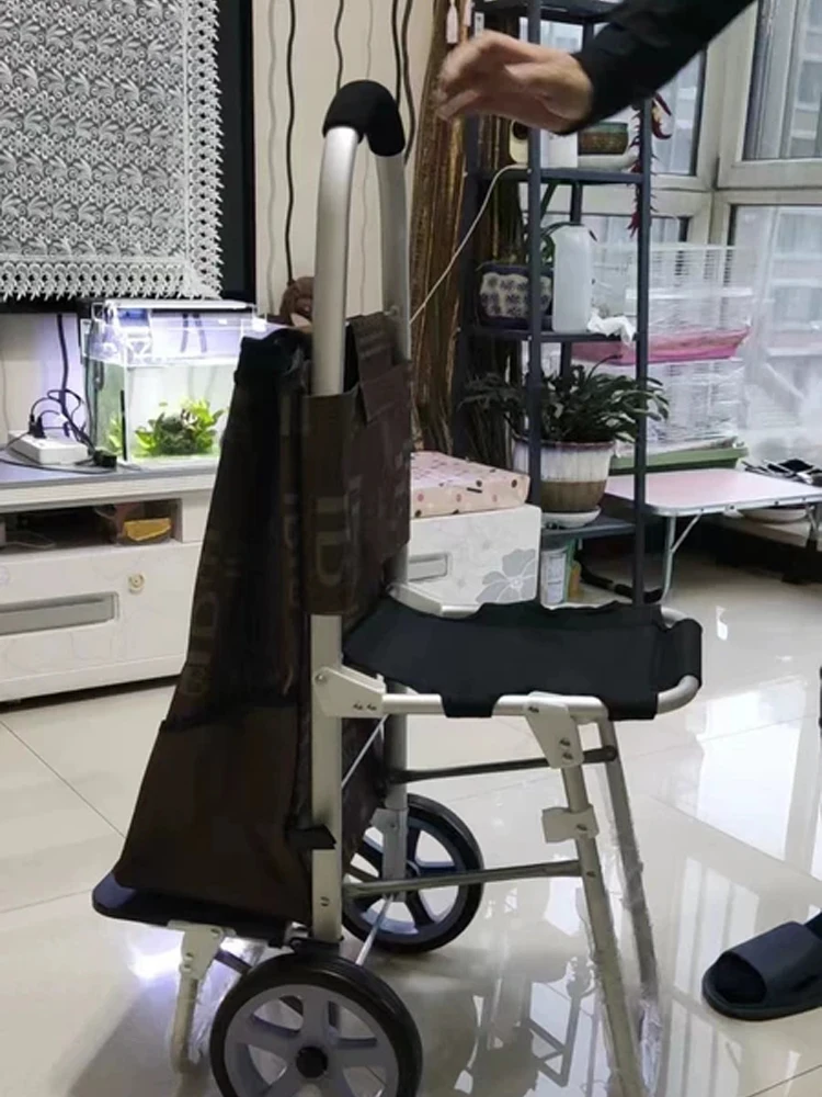 Carrito en uso en casa