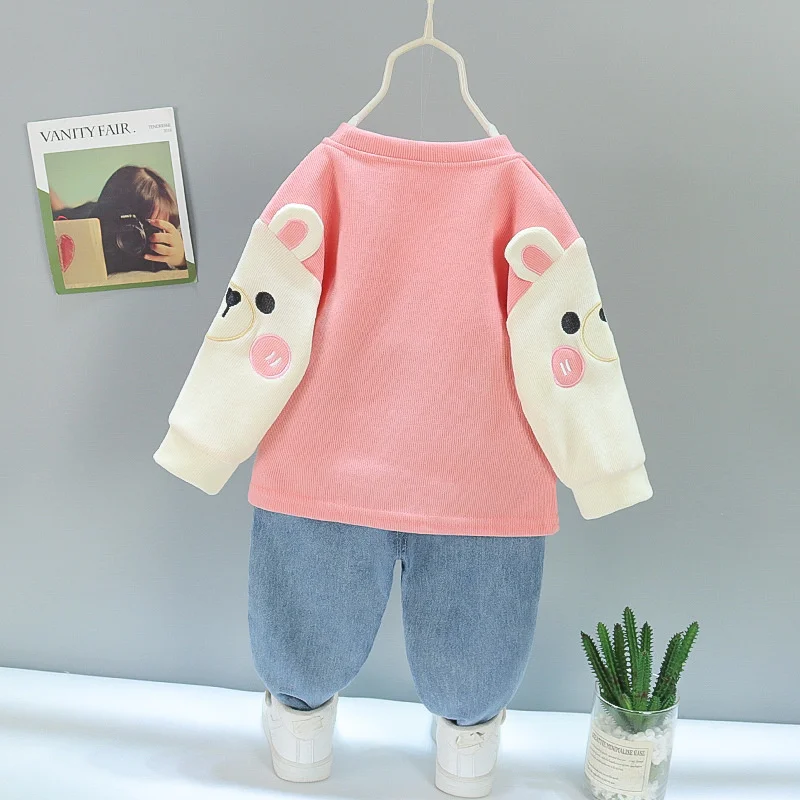 Chándal infantil de algodón para niños y niñas de entretiempo - imagen 5