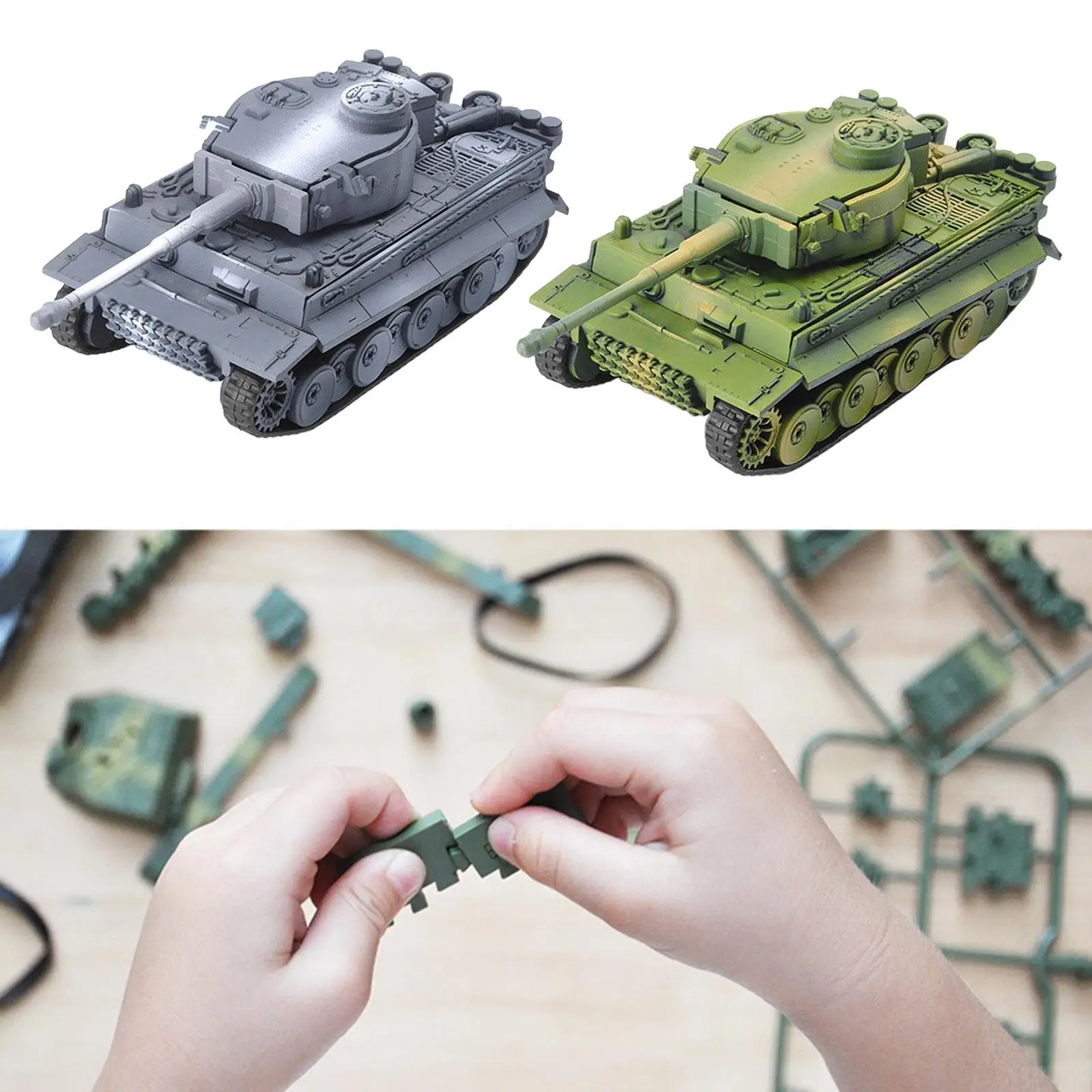 Tanque de juguete plástico ajustable Tiger, sin pegamento - imagen 4