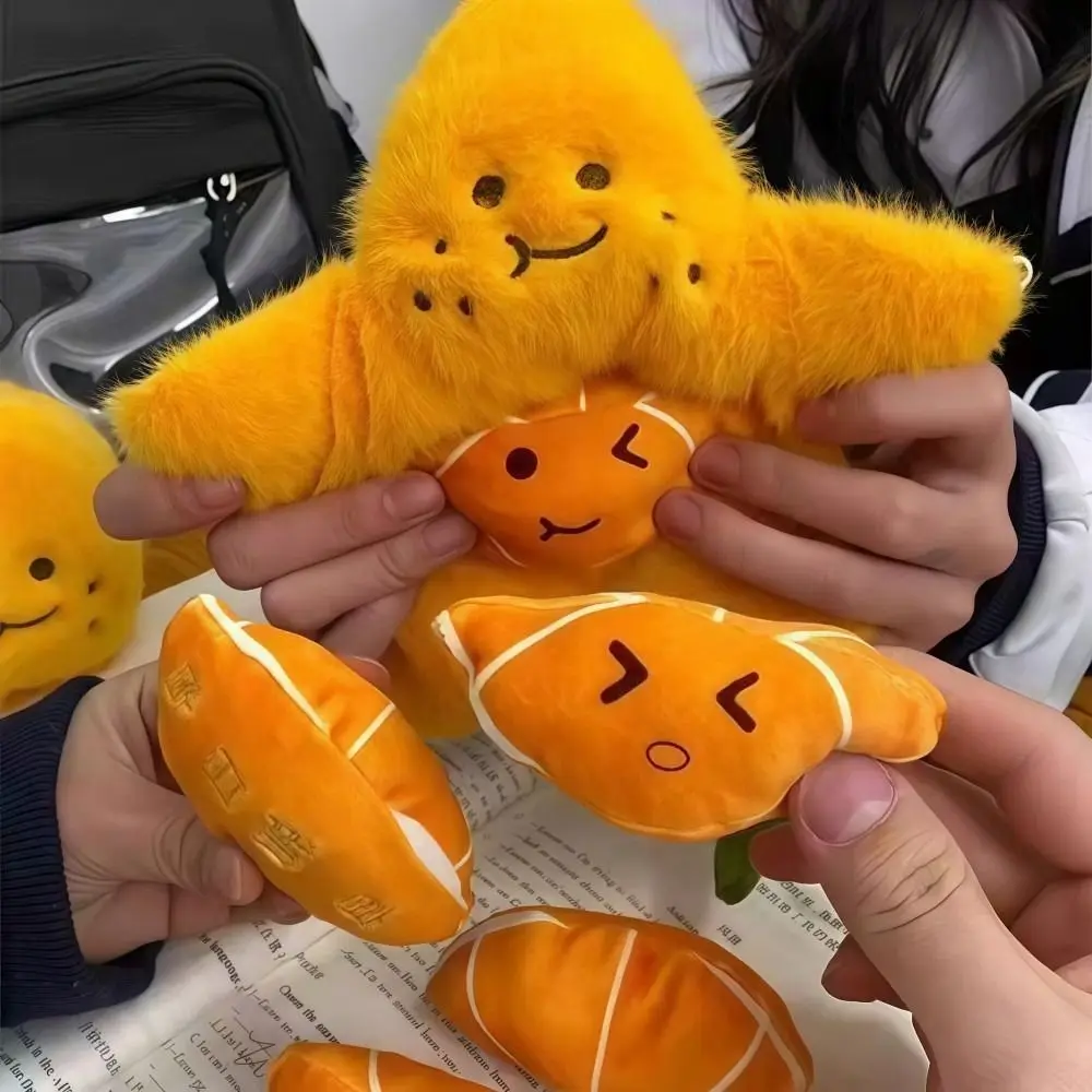 Llavero colgante naranja extraíble antiestrés para mochila infantil - imagen 2