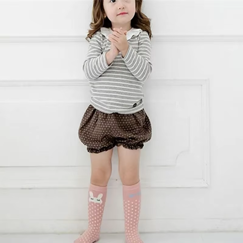 Calcetines altos de algodón peinado con dibujos para niños - imagen 4