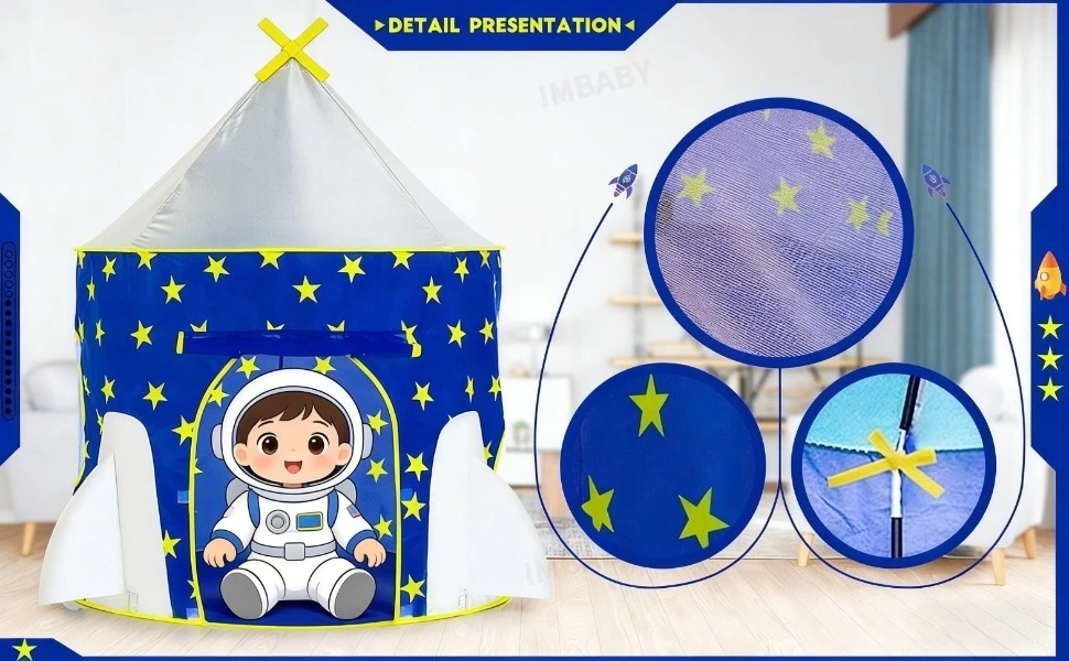 Carpa triangular para niños