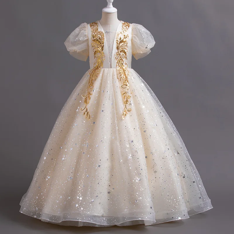 Vestido de princesa infantil – Elegante para ceremonia - imagen 4