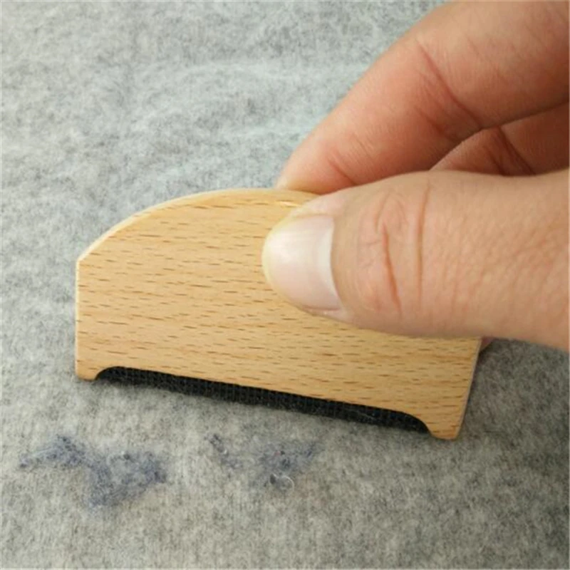 Quitapelusas manual de madera – Recortador portátil para textiles - imagen 2