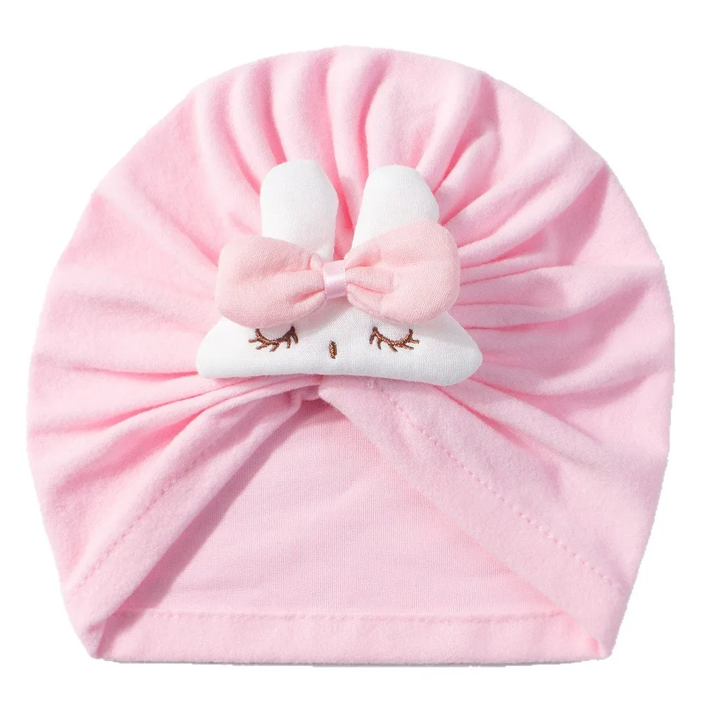 Gorra fetal de primavera con capucha y lazo de conejito para bebé - imagen 4