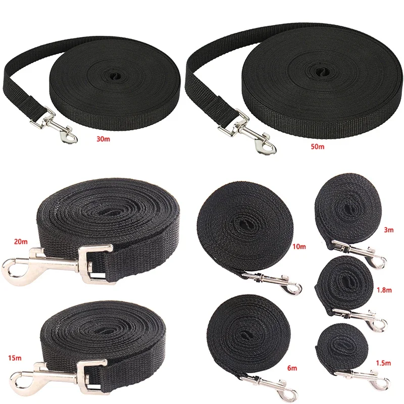 Correa larga de nailon resistente para perros, ideal adiestramiento - imagen 4