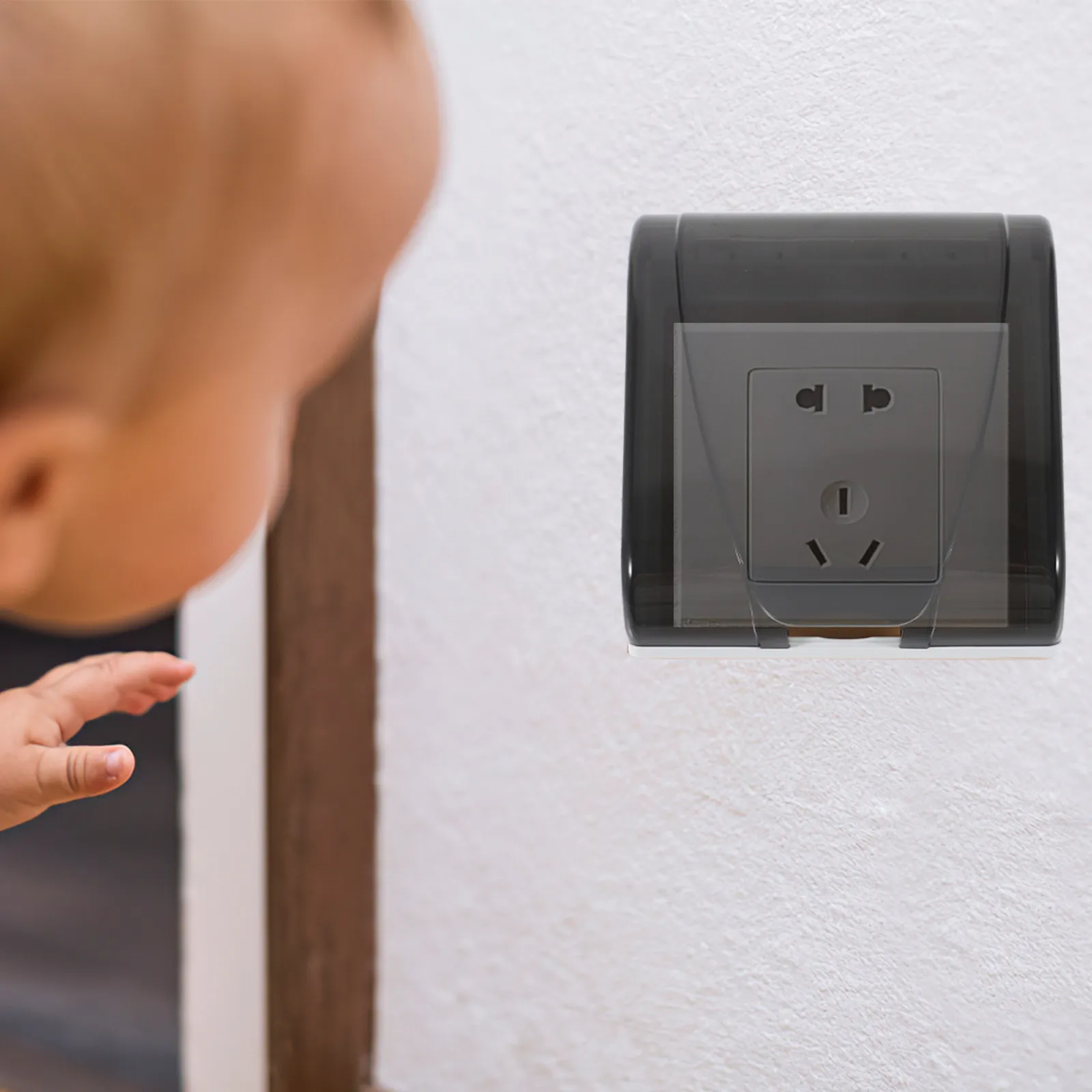Protectores de enchufe transparente a prueba para niños – fácil - imagen 4