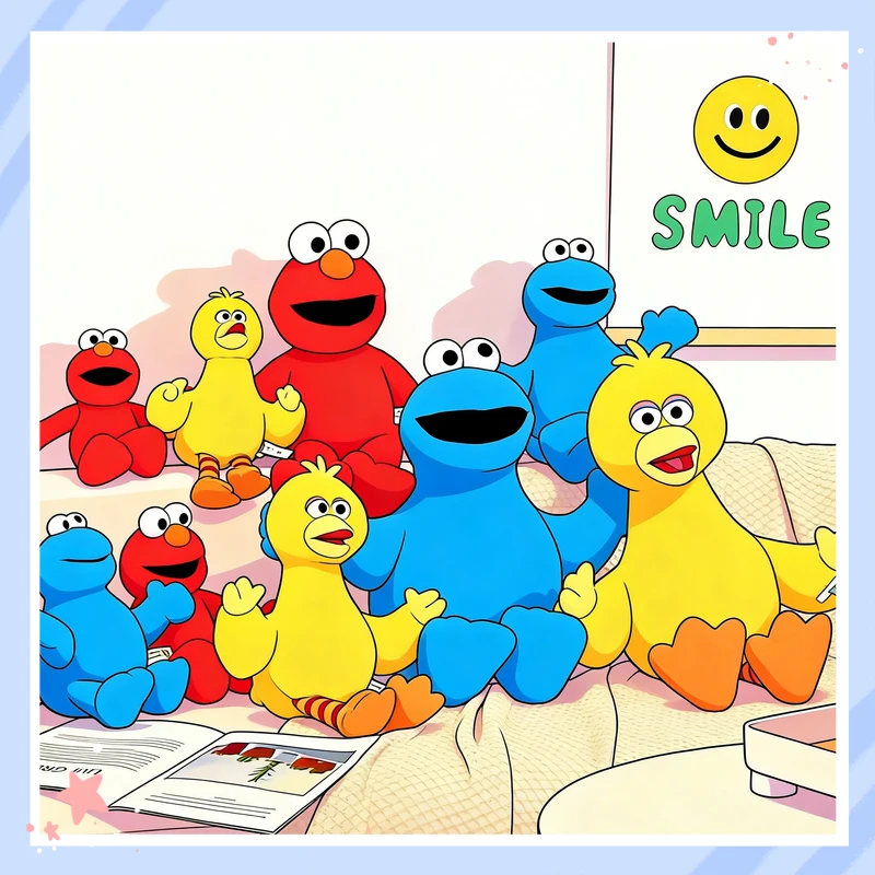 Peluche Elmo con licencia Plaza Sésamo, muñeco suave - imagen 2