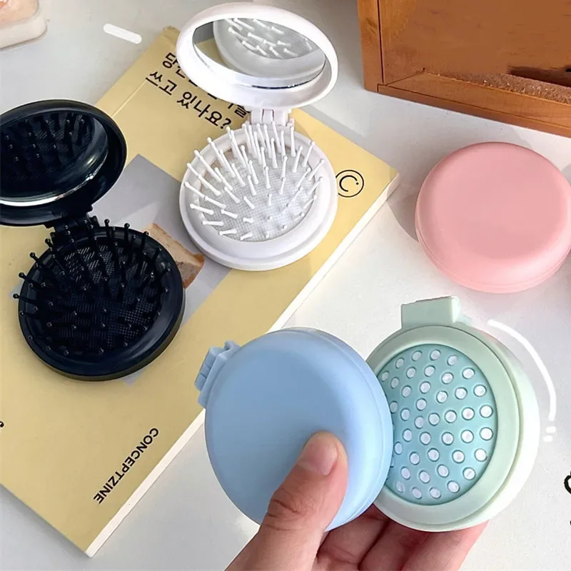 Cepillo infantil con espejo portátil – Peinado fácil y cómodo - imagen 2