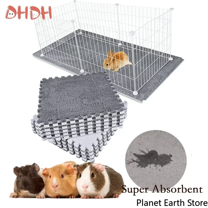 Almohadilla absorbente impermeable para cobayas – higiénica