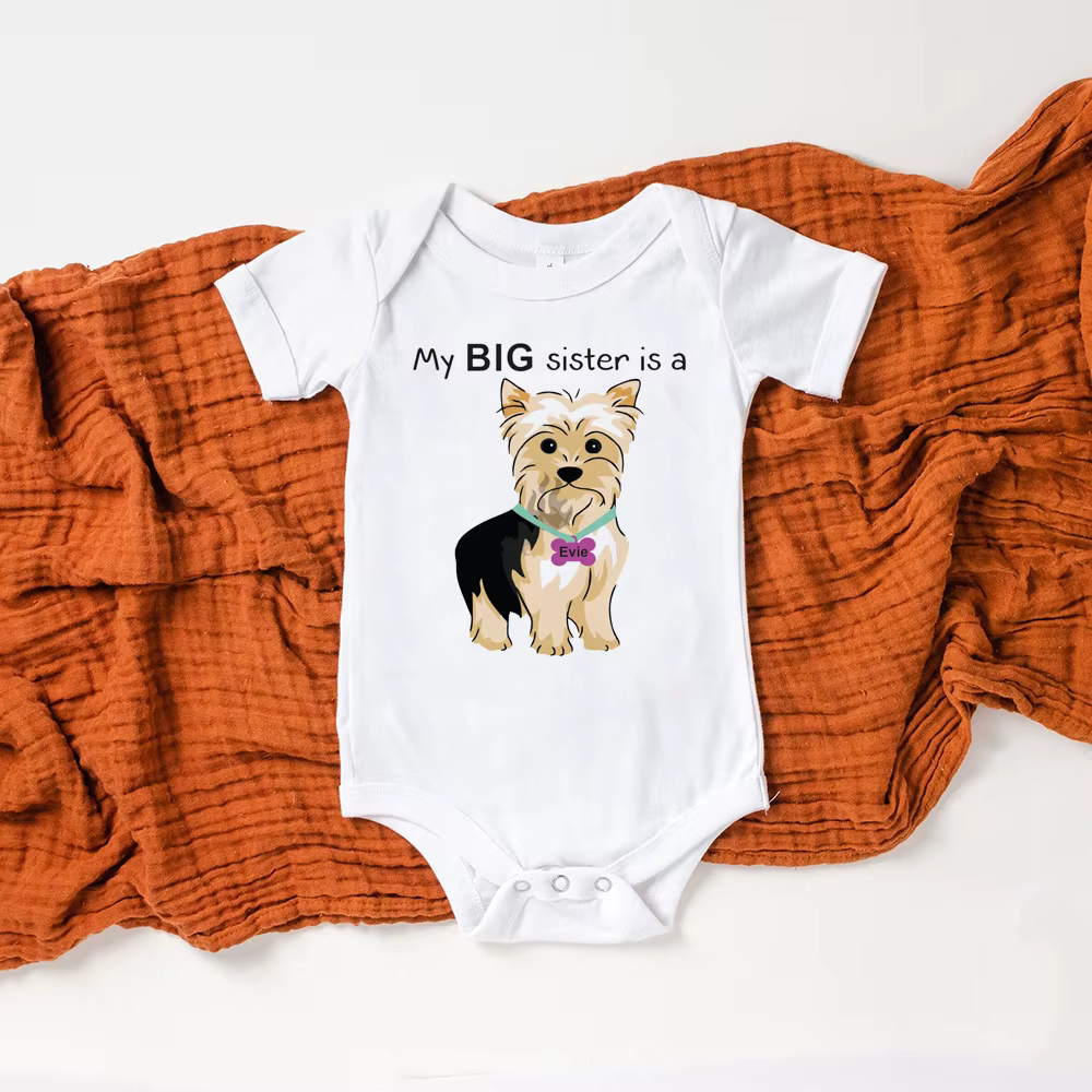 Mono body bebé estampado perro salchicha – Recién nacido unisex - imagen 5