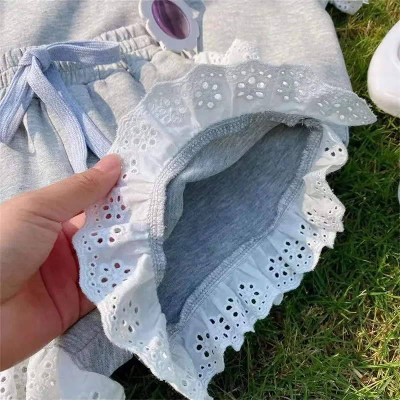 Pantalones cortos de algodón con cintura ajustable