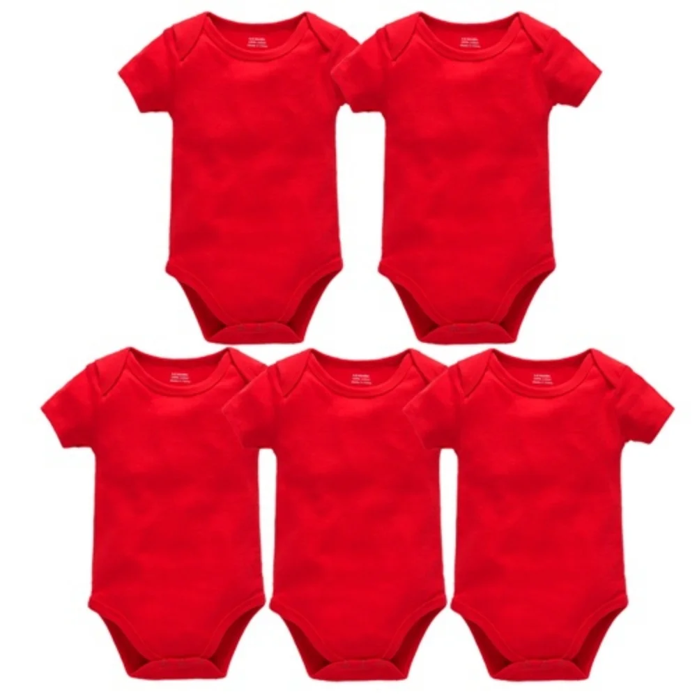 Kavkas Body algodón manga corta para recién nacido - Rojo 0-24 meses - imagen 5