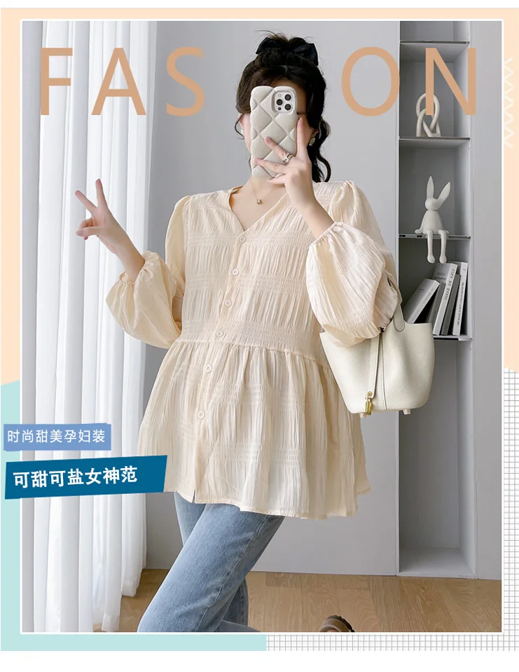 Blusa de maternidad Kacakid vista frontal