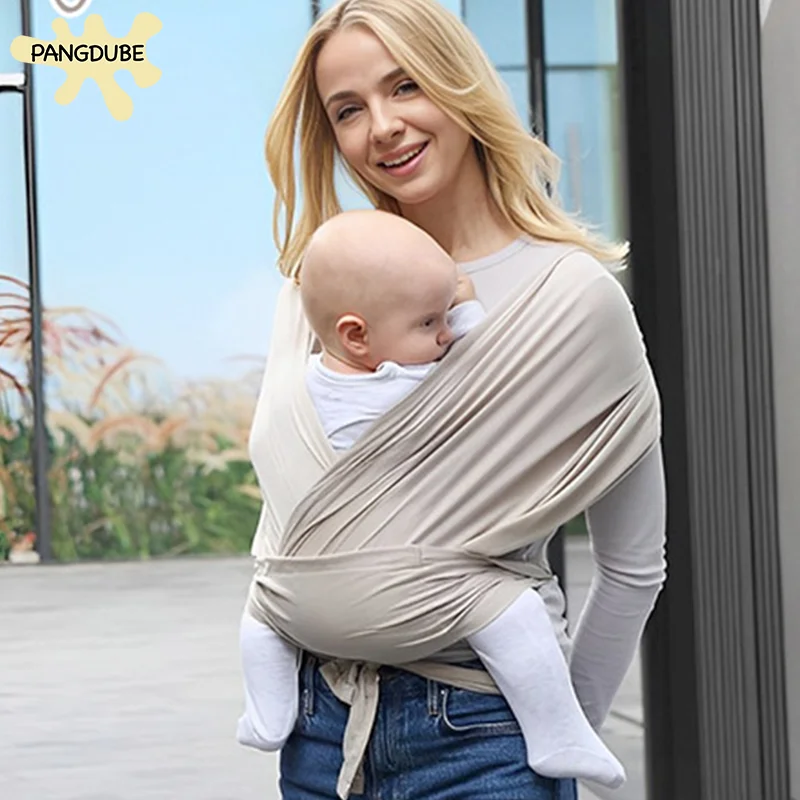 PANGDUBE Portabebés ergonómico de algodón – Para recién nacidos hasta 36 meses - imagen 4