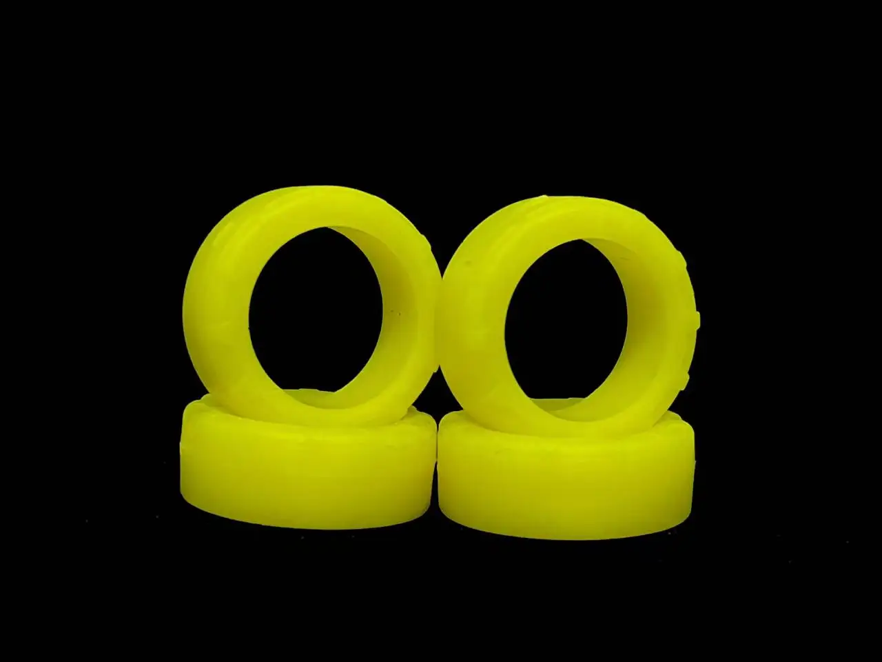 Neumático estrecho Mini 4WD neón multicolor, súper resistente - imagen 2