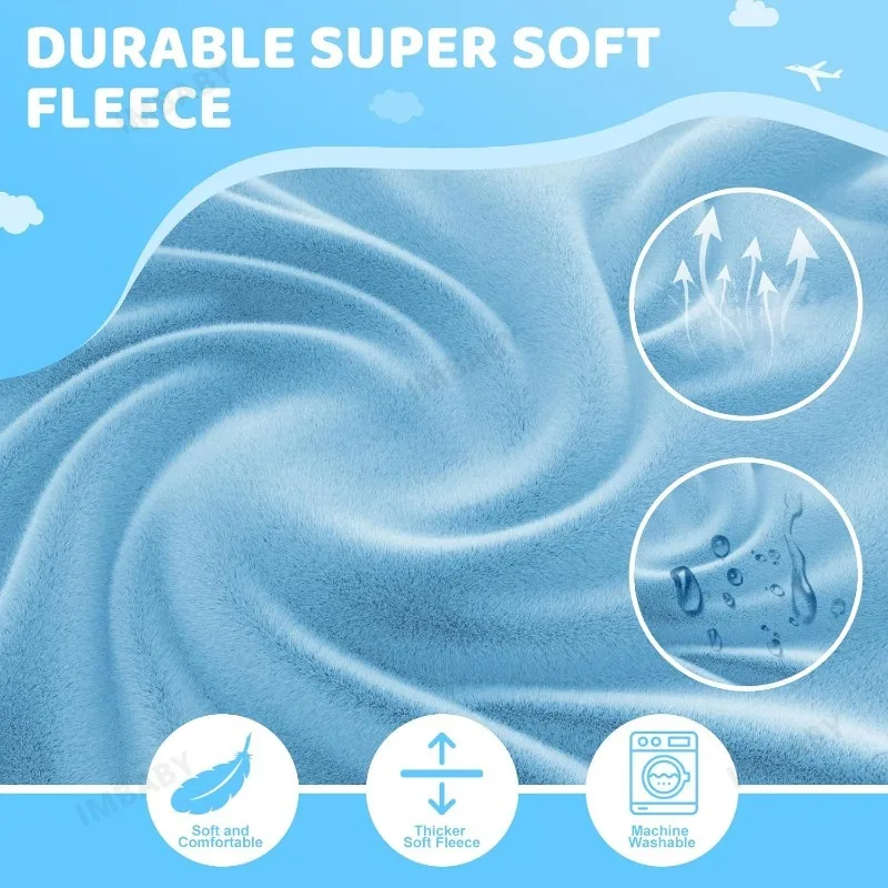 Hamaca de viaje IMBABY para niños – Cama avión extensible - imagen 4