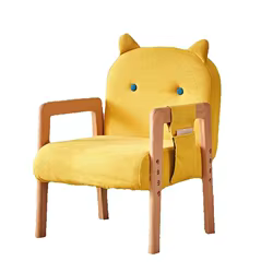 Sofá infantil reclinable con taburete para niños - asiento cómodo