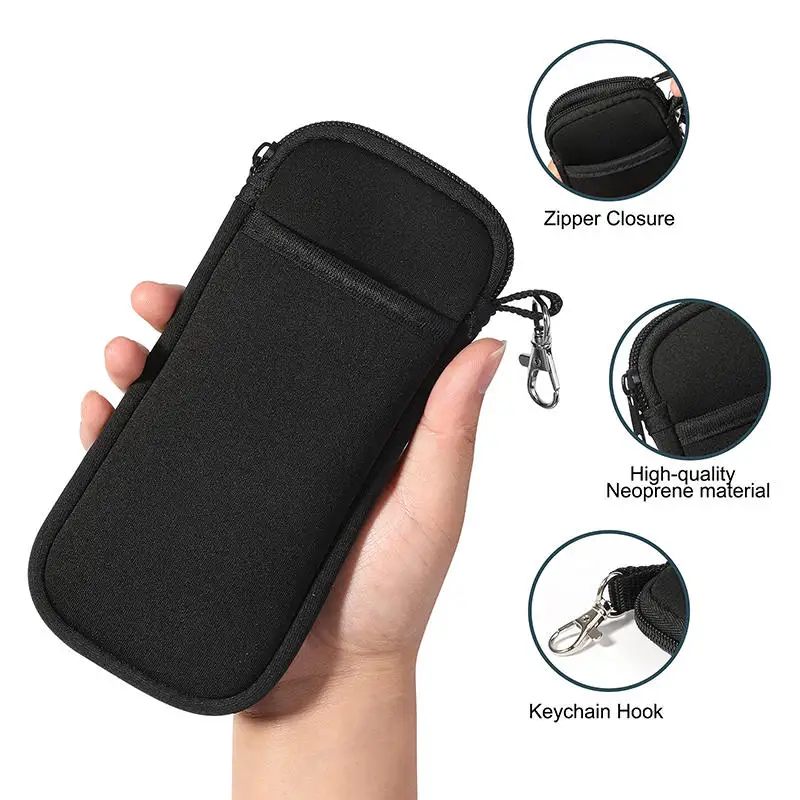Bolsa organizadora de neopreno para cables de móvil - imagen 4