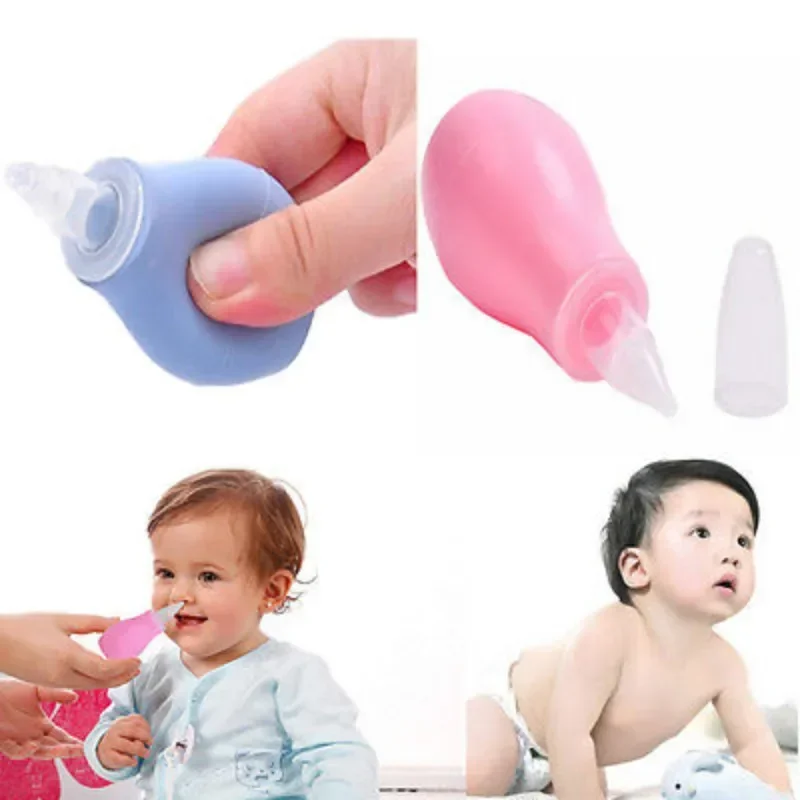 Aspirador nasal de silicona para bebé recién nacido – succión - imagen 4