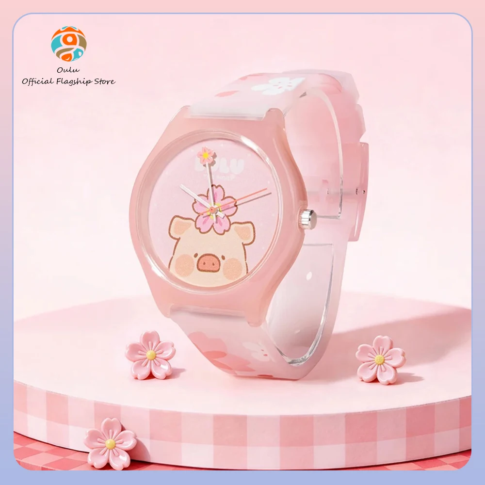 Oyzeroplus Lulu Pig Time caja misteriosa de relojes