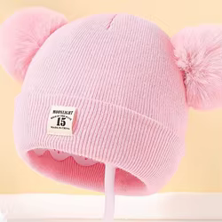 Gorros de bebé de doble capa – Protección térmica otoño e invierno