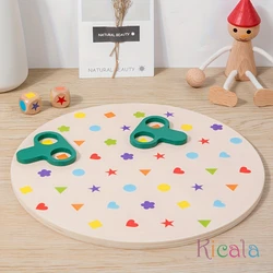 Juego de mesa interactivo en madera para padres e hijos, concentración