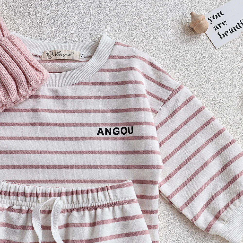 Conjunto sudadera con capucha y pants para bebé niña Milangel - imagen 2