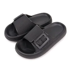 Zapatillas de ducha antideslizantes de EVA, sandalias gruesas