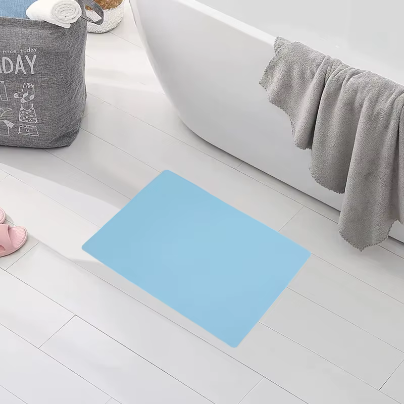 Alfombrilla antideslizante de silicona para baño y bañera - imagen 5
