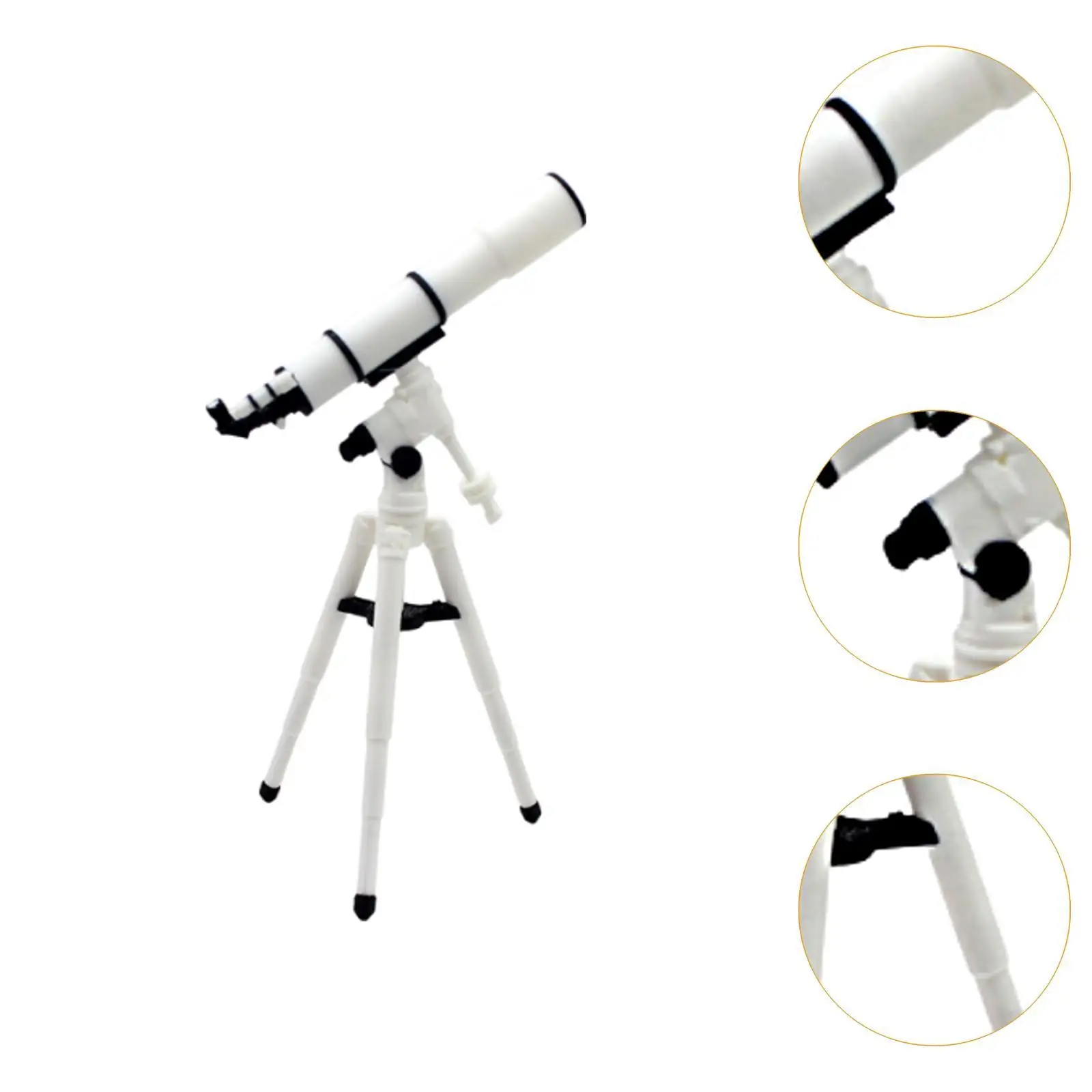 Telescopio astronómico para casa de muñecas, juego de imitación infantil