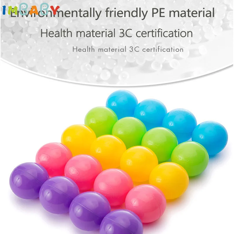 Pelotas de piscina seca de PE seguras para bebés, eco - imagen 4
