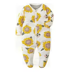 Pelele infantil de algodón – Mono suave de punto para gatear