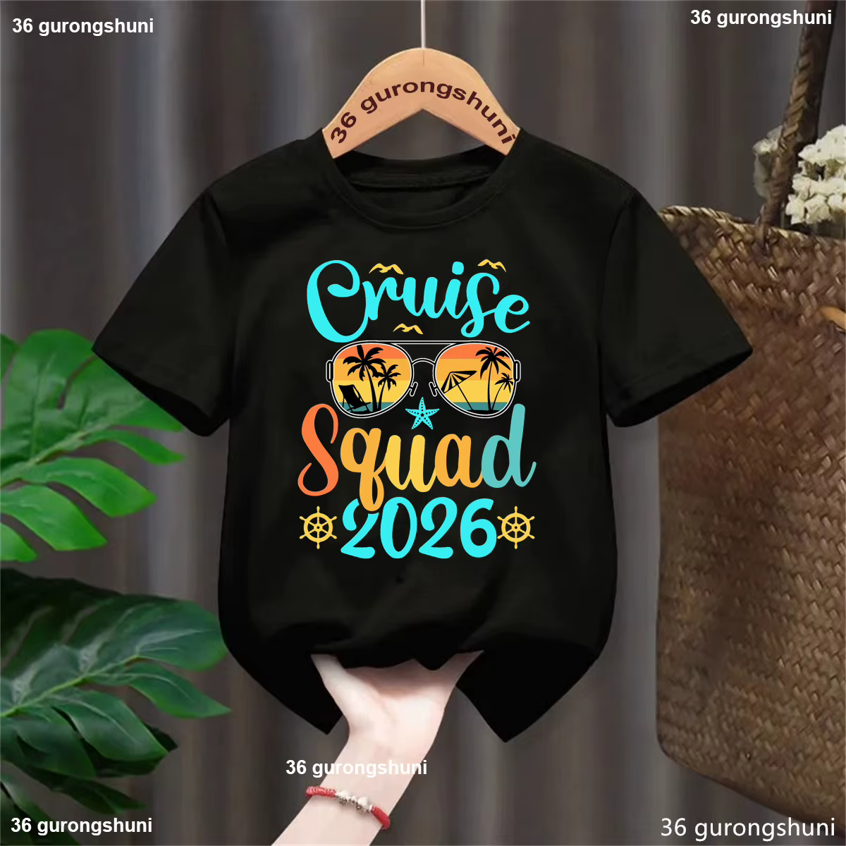 Camiseta manga corta niños – Cruise Squad verano con estampado - imagen 2