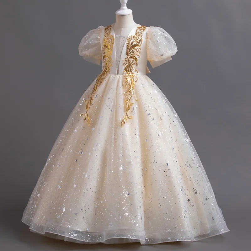 Vestido de princesa infantil – Elegante para ceremonia - imagen 2