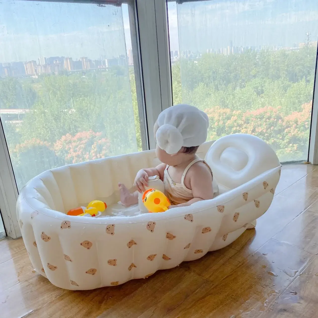 Bañera lista para secar y guardar